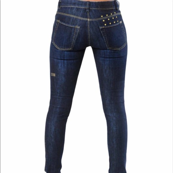 Ksubi Super Skinny Ankle Zip Jeans *After Dark* - Picture 2 of 15